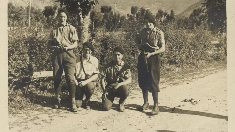 Membres de la section Porte. Coll. Musée de la Résistance et de la Déportation - Département de l’Isère, 91.07.346