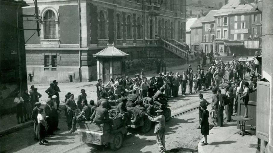 La Mure le 22 août 1944. Coll. Musée Matheysin - Ville de La Mure