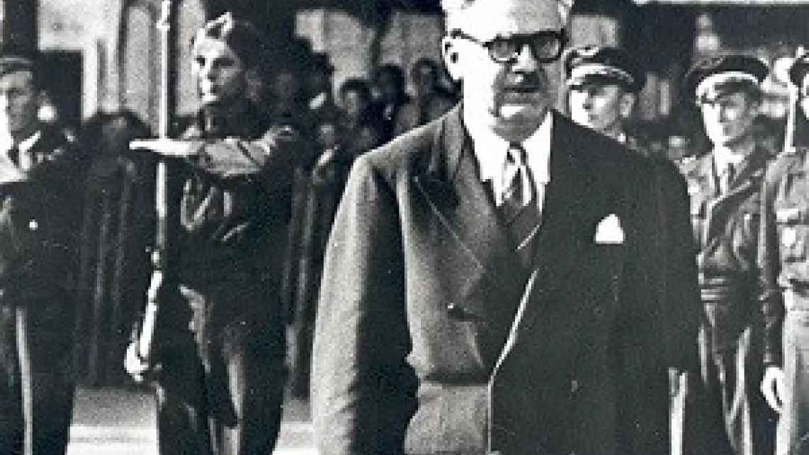 Yves Farge, Commissaire de la République, Lyon, 1945, coll Musée de la Résistance et de la Déportation - Département de l'Isère - 98.35.03