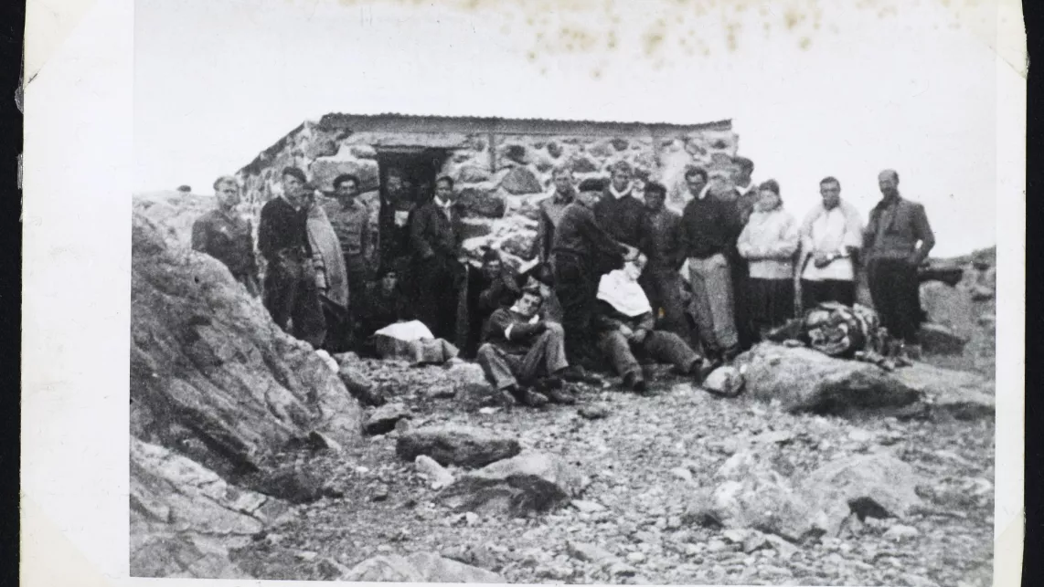 Hôpital du Maquis à l'Alpe d'Huez - coll. Musée de la Résistance et de la Déportation - Département de l'Isère - 91.07.93